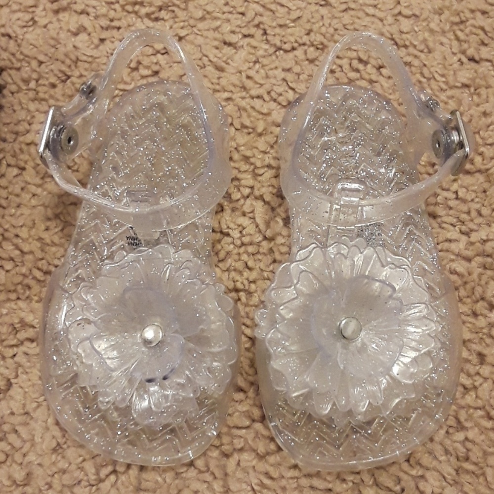 Clear flower jellies